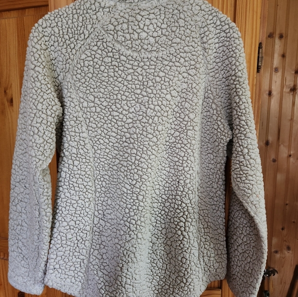 Womens 3/4zip sherpa pullover - Picture 6 of 7